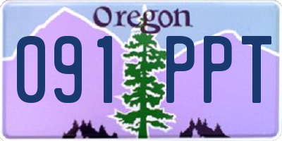 OR license plate 091PPT