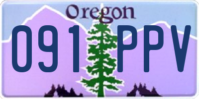 OR license plate 091PPV