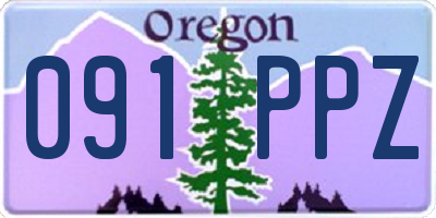 OR license plate 091PPZ