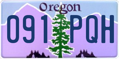 OR license plate 091PQH