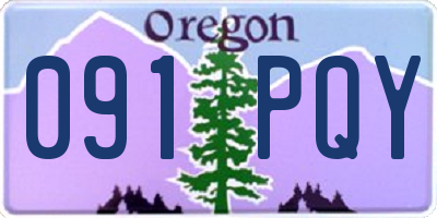 OR license plate 091PQY