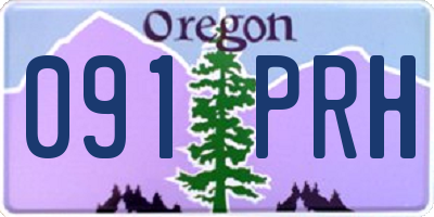 OR license plate 091PRH