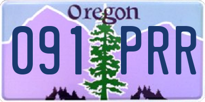 OR license plate 091PRR