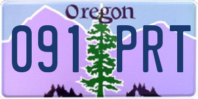 OR license plate 091PRT