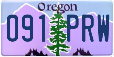 OR license plate 091PRW