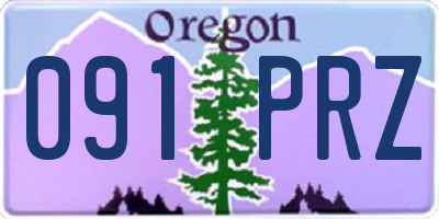 OR license plate 091PRZ