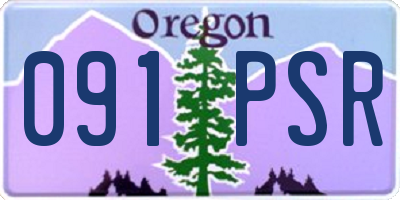 OR license plate 091PSR