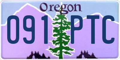 OR license plate 091PTC