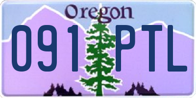 OR license plate 091PTL