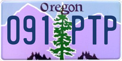 OR license plate 091PTP