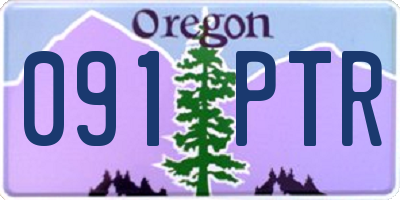 OR license plate 091PTR