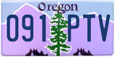 OR license plate 091PTV