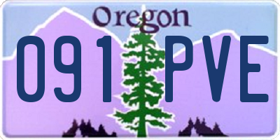 OR license plate 091PVE