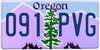 OR license plate 091PVG