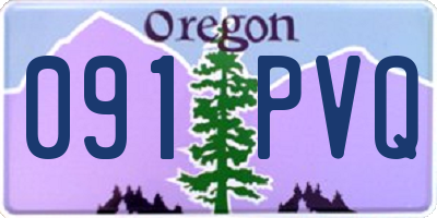 OR license plate 091PVQ