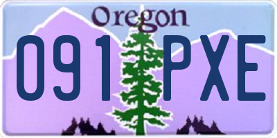 OR license plate 091PXE