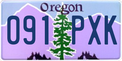 OR license plate 091PXK