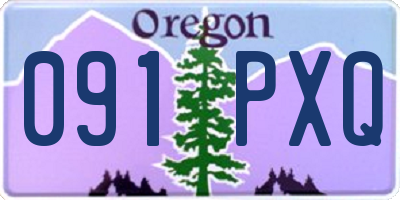 OR license plate 091PXQ