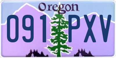 OR license plate 091PXV