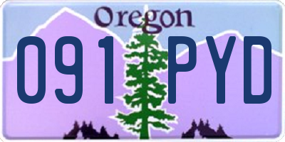 OR license plate 091PYD