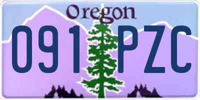 OR license plate 091PZC
