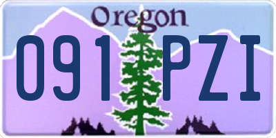 OR license plate 091PZI