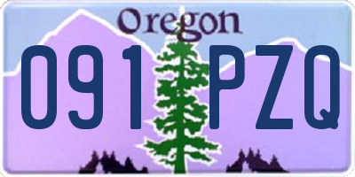 OR license plate 091PZQ