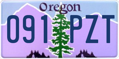 OR license plate 091PZT