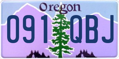 OR license plate 091QBJ