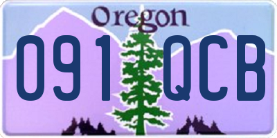 OR license plate 091QCB