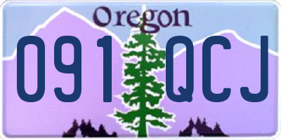 OR license plate 091QCJ