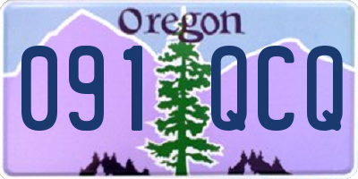 OR license plate 091QCQ