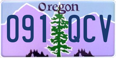 OR license plate 091QCV