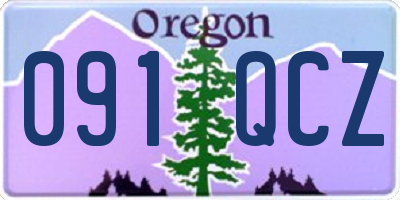 OR license plate 091QCZ