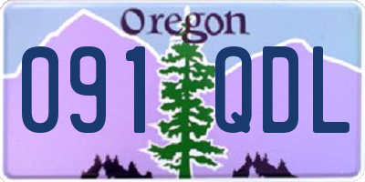 OR license plate 091QDL