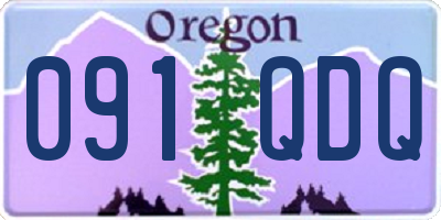 OR license plate 091QDQ