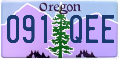 OR license plate 091QEE