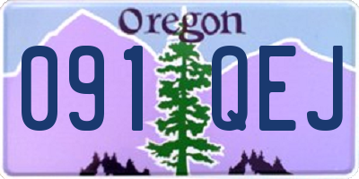 OR license plate 091QEJ