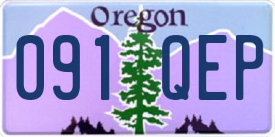 OR license plate 091QEP