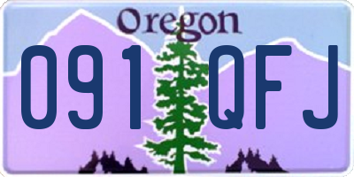 OR license plate 091QFJ