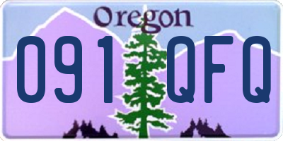 OR license plate 091QFQ