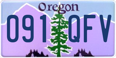 OR license plate 091QFV