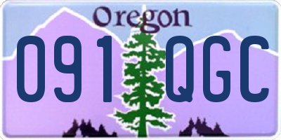 OR license plate 091QGC