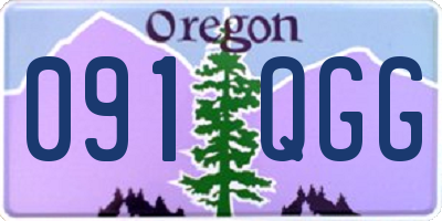 OR license plate 091QGG