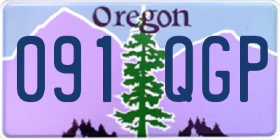 OR license plate 091QGP