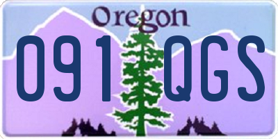 OR license plate 091QGS