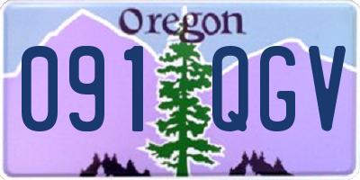 OR license plate 091QGV