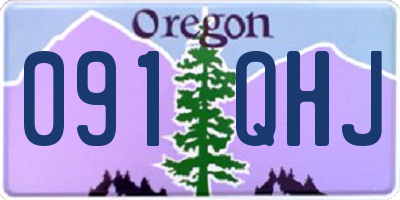OR license plate 091QHJ