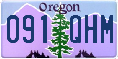 OR license plate 091QHM