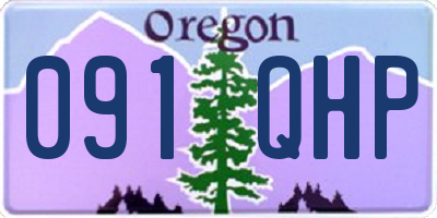 OR license plate 091QHP